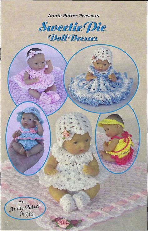 Free Crochet Pattern Itty Bitty Berenguer Inch Baby Doll Dress In