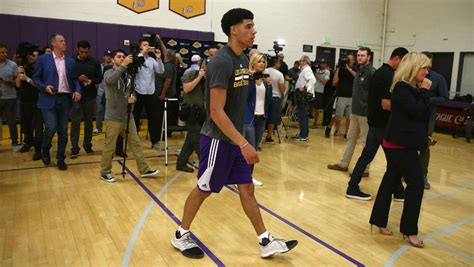 Lonzo Ball Wears Adidas Harden Vol 1 For Lakers Workout Complex