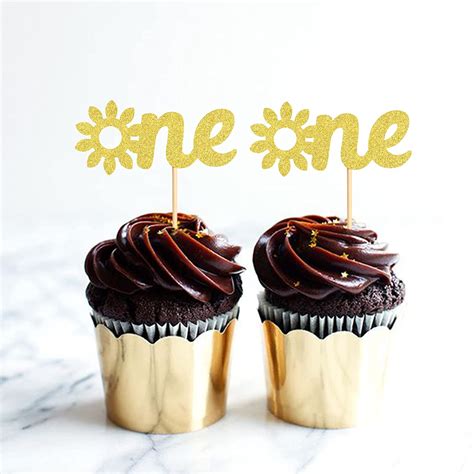 Buy Keaziu 24 Pack Sunshine One Cupcake Toppers You Are My Sunshine