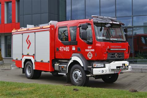 Nowy Renault Trucks W Podziale Bojowym Osp Paw Owo Szcz Niak Pojazdy