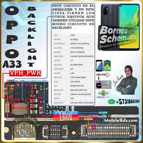 Oppo A33 Backlight Ways Repair Display Light Problem