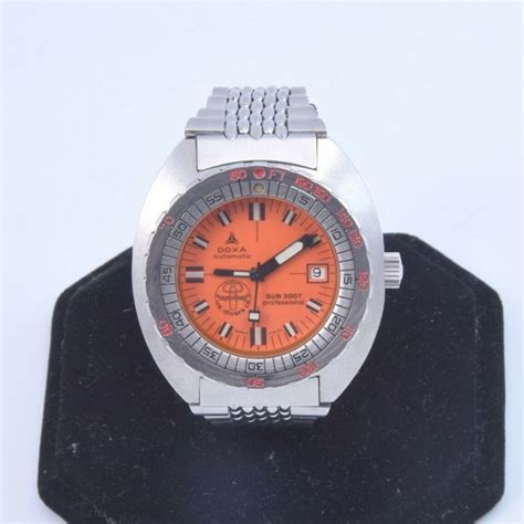 Vintage Doxa Sub 300T US Divers Aqualung Synchron Automatic Watch ...