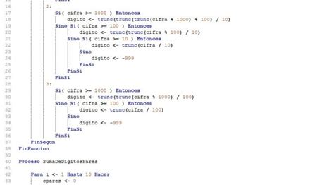 Funciones Pseint Suma De Digitos Pares De Una Cifra Tutorias Co