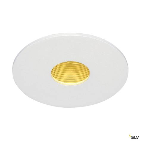 Encastr De Plafond Int Rieur Slv H Light Rond Blanc Mat Led W