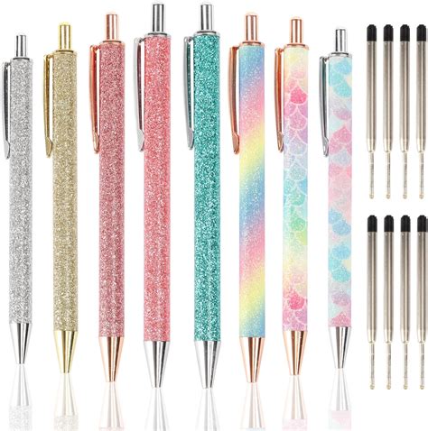 Amazon Sherr Pcs Fancy Pens For Women Cute Pens Sparkly Glitter