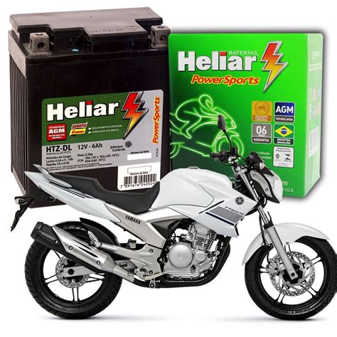 Bateria Moto Htz L Heliar Selada Ah V Original Shopee Brasil