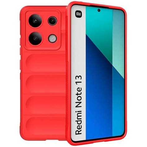 Funda De Silicona Xiaomi Redmi Note G Wave Rojo