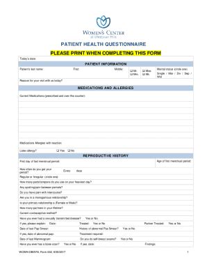 Fillable Online Medical Office Registration Form Womens Center At