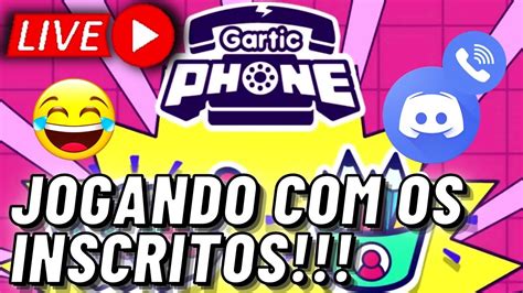 Gartic Phone Ao Vivo Jogando Os Inscritos Parte Youtube