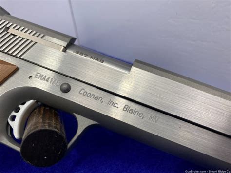 Coonan Classic 357 Mag Stainless 5 Sleek And Classically Designed 1911 Semi Auto Pistols At