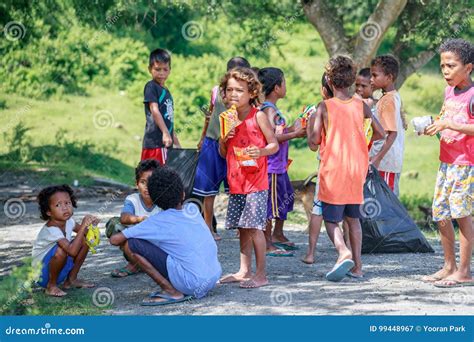 Portrait Of Unidentified Aeta Tribe People On Aug 27, 2017 In Sa ...