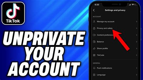 How To Unprivate Your Tiktok Account Easy Fix Youtube