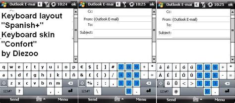 PocketCM Keyboard Mod for Spanish Layout