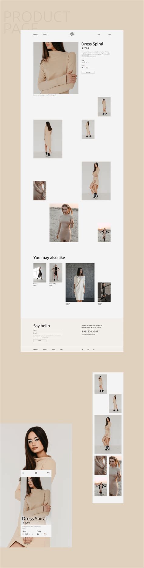 Urban Ethnica | E-Commerce on Behance