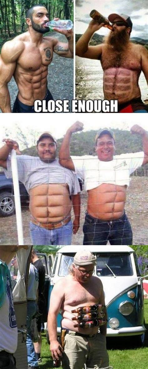 Close Enough Six Pack Memes Graciosos Chistoso Humor Absurdo