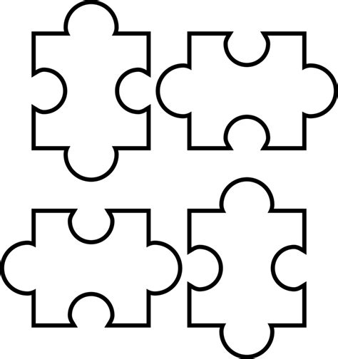 Reihe Von Puzzle Symbolen 14441561 PNG