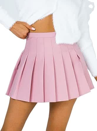 Buy CARACOLA Girl High Waist Pleated Skirt Short Skater Tennis Skirt