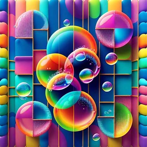 Solve Kaleidoscope Bubbles Jigsaw Puzzle Online With 81 Pieces