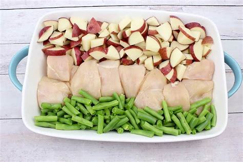 Green Beans Chicken Breasts And Red Skin Potatoes Recipe Green