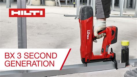 Hilti BX 3 Battery Actuated Direct Fastener Second Generation YouTube