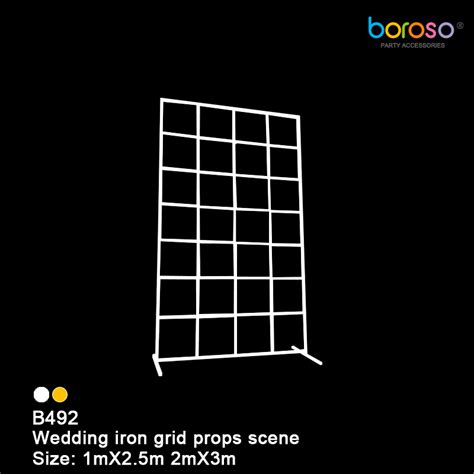 B Wedding Iron Grid Props Scene Boroso Group Lagenda Inflator