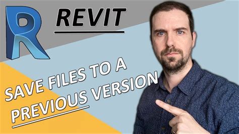 Revit Save As Older Version Youtube