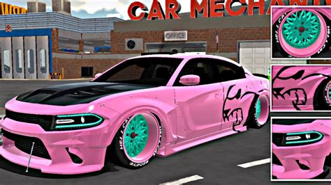 DODGE CHARGER HELLCAT EASY DESIGN In Car Parking Multiplayer YouTube