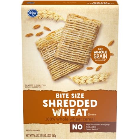 Kroger® Shredded Wheat Bite Size Cereal, 16.4 oz - Kroger