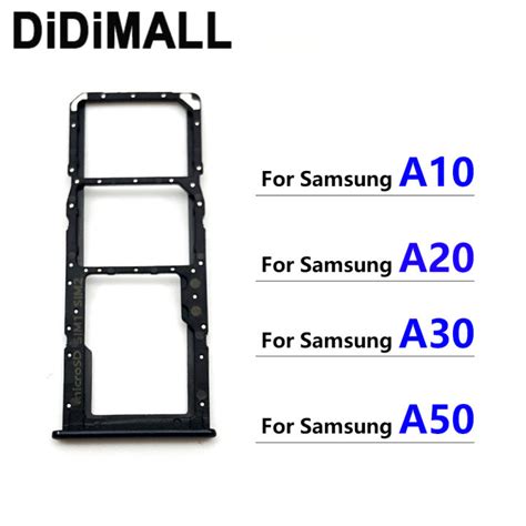 Sim Card Slot Tray Holder For Samsung Galaxy A10 A20 A30 A50 A305f A505f A305 A505 Repair Part