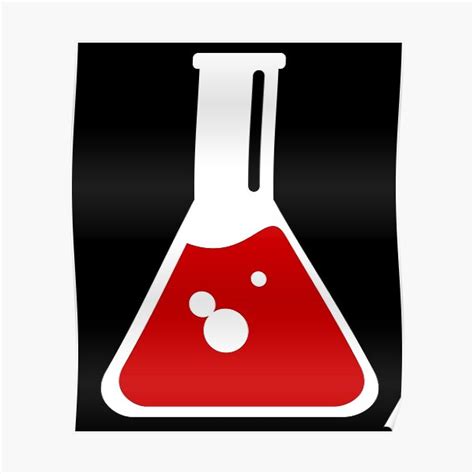 Erlenmeyer Chemistry Laboratory Flasks Computer Poster For Sale By