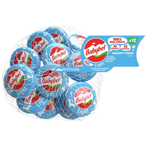 Babybel Light Flavored Snack Cheese Oz Count Net Refrigerated