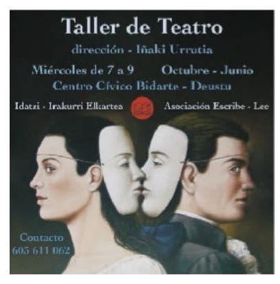 Inscripciones Taller De Teatro Escritores Escribe Lee