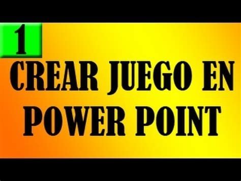 Como Crear Un Juego En Powerpoint Rapido Y Facil Youtube