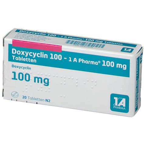 Doxycyclin A Pharma St Mit Dem E Rezept Kaufen Shop Apotheke