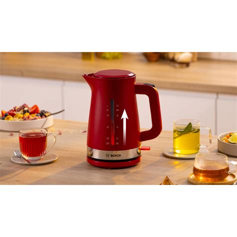 Кана за затопляне на вода Bosch TWK4M224, 1.7 л, Филтър за котлен камък ...