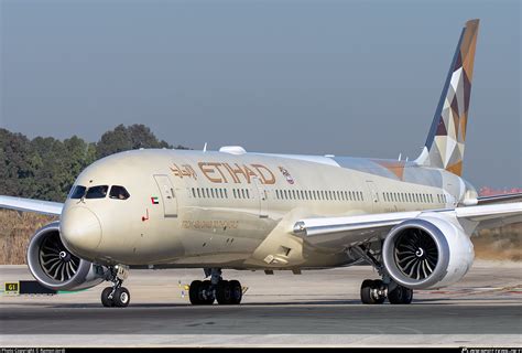 A6 BLW Etihad Airways Boeing 787 9 Dreamliner Photo By Ramon Jordi ID