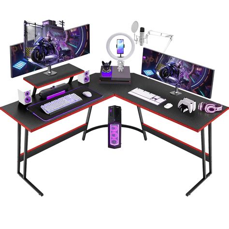 Buy Devoko L Shaped Gaming Desk Corner Gaming Desk X X Cm Corner