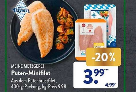 Meine Metzgerei Puten Minifilet Angebot Bei Aldi S D Prospekte De