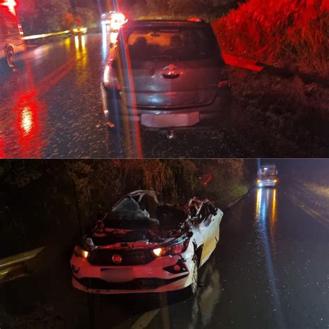 Jornal Somos Acidente Envolvendo Dois Carros E Um Caminh O Mata Uma