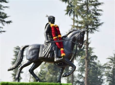 Chhatrapati Shivajis Statue Unveiled In Kupwara By Manoj Sinha Maha