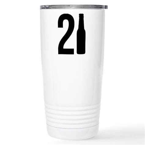 Cafepress 21 Years Old 16 Oz Stainless Steel Travel Mug Insulated Stainless Steel Travel