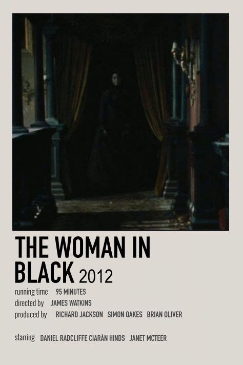 The Woman in Black Poster | Scary films, The woman in black, Movie character posters