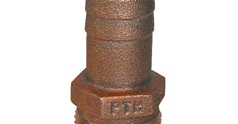 GROCO 2 NPT X 2 ID Bronze Pipe To Hose Straight Fitting Storefly