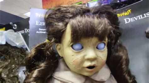 Haunted Talking Doll She Screams Spirit Halloween Youtube