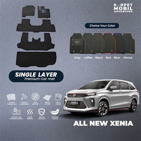 Jual Karpet Mobil Daihatsu All New Xenia Karpet Adventure Bahan Satu