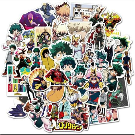 Jual Stiker Anime My Hero Academia Boku No Hero Academia Stiker Murah