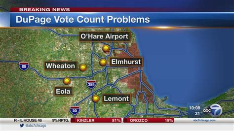 Dupage County Election Results Delayed By Hardware Problem Abc7 Chicago