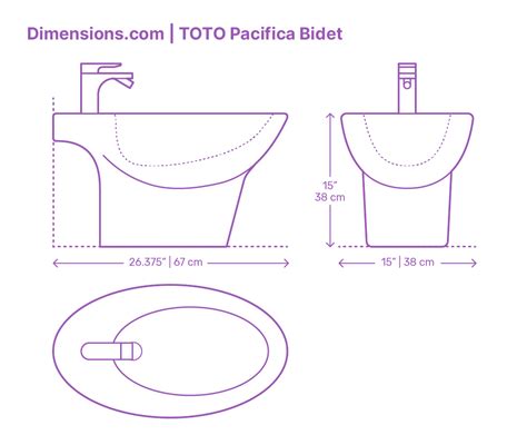 Bidet Clearances Dimensions Drawings Dimensions