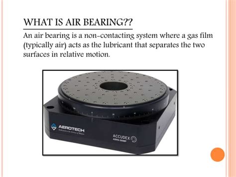 Air bearing