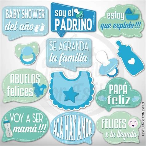 Carteles Baby Shower Para Imprimir Photo Booth Carteles Divertidos